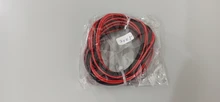 Cable eléctrico de cobre estañado de 2 pines, Cable de extensión de alimentación de larga duración, 300V, PVC, rojo, negro, 18, 20, 22 AWG