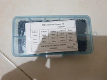 Separador de nailon hexagonal para placa base PCB, juego de tornillos de espaciado de plástico fijo, M2, M2.5, M3, macho hembra, 180 unids/lote, NL24