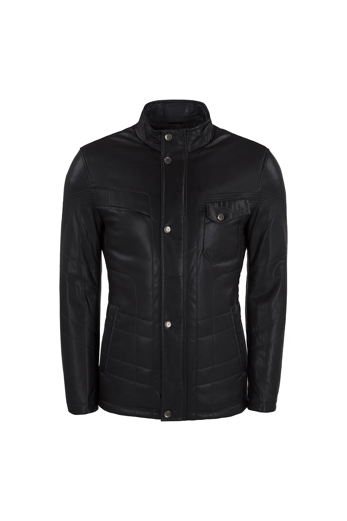 

PIERRE CARDIN ARTIFICIAL MALE LEATHER JACKET LSE0004