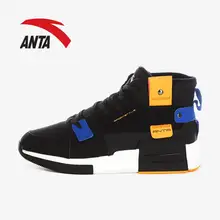 ANTA КРОССОВКИ ЗИМНИЕ ANTA ПОВСЕДНЕВНАЯ ОБУВЬ ЧЕРНЫЙ/ОРАНЖЕВЫЙ/БЕЛЫЙ