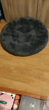 Cama redonda para gatos, nido de gato durmiendo cálido, felpa larga suave para canasta para perros, productos para mascotas, cojín, alfombrilla cama para mascotas, casa para gatos, animales, sofá