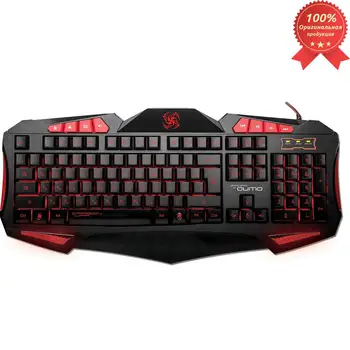 

Wired keyboard Qumo Dragon War Axe, gaming, wired, 104 + 14 keys, 7 backlight colors