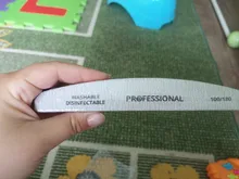 5 unids/lote de archivo 100/180 tope de lijado de manicura pedicura pulido polaco PP o de madera profesional archivos herramienta Grey barco