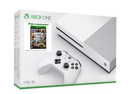 Игровая консоль Xbox One S 1Tb с игрой GTA 5