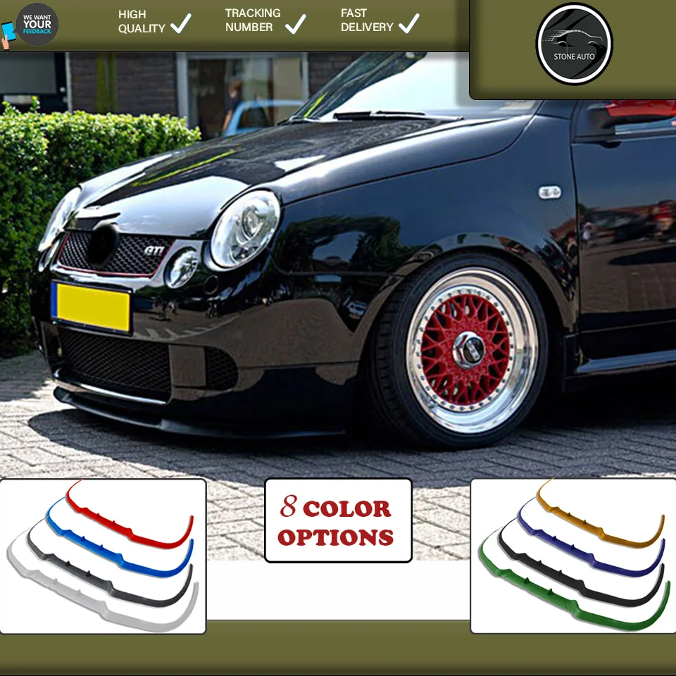 For volkswagen Vw lupo front lip universal spoiler bumper 3 piece free fast shipping designed full uyum body kit tasarım | Автомобили и