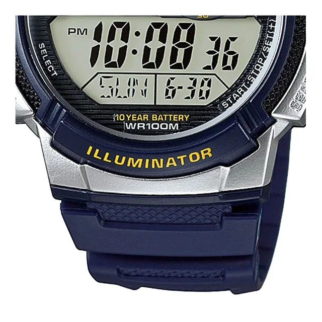 Casio World Time Illuminator Digital Watch 5 Alarms 48 Cities, AE1000W