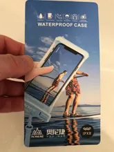 AONIJIE-funda impermeable para teléfono móvil E4103, bolsa seca, bolsa del teléfono móvil, río, Trekking, natación, playa, buceo, a la deriva