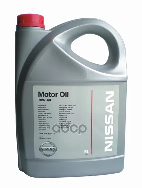 NISSAN Масло Моторное Полусинтетическое 5л Nissan 10w-40 Ke90099942r