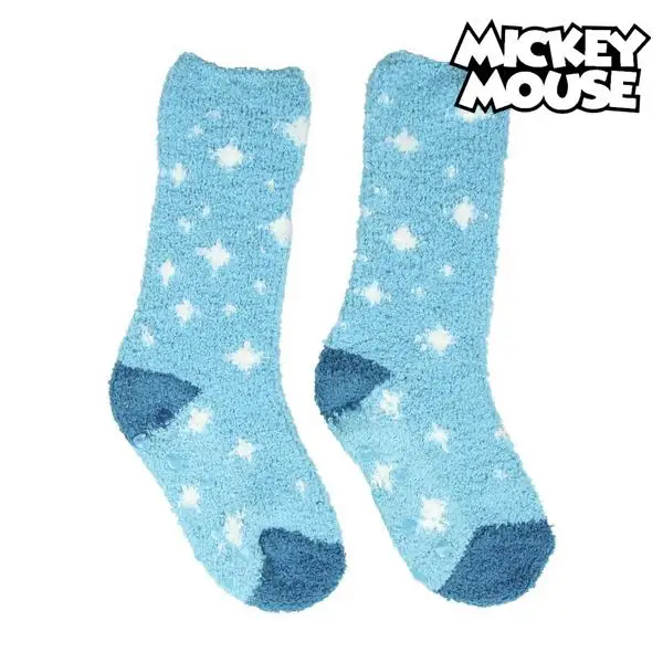 Blanket, Socks and Eye Mask Mickey Mouse 73376(3 Pcs) Blue