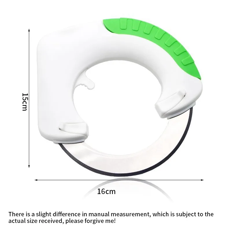 Многофункциональный, круглый кухонный нож из нержавеющей стали круглая, для пиццы, мясного торта, овощерезка, роликовый нож кухонный инструмент