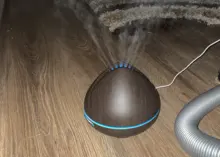 Humidificador de aire con control remoto, difusor de aceites esenciales, ultrasónico, con luces LED de colores, ideal para el hogar o aromaterapia, capacidad de 500ml