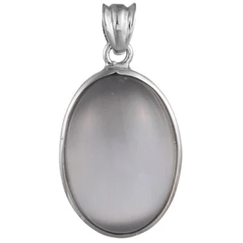 

Jay VI pendant with 1 cat's eye in silver