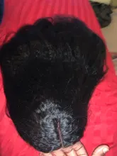 RESHINE-Peluca de cabello liso rizado 13x4, pelucas de cabello humano con encaje frontal Yaki europeo, peluca de cabello humano liso prearrancado