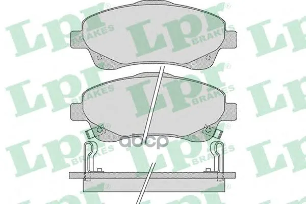 Колодки Тормозные Toyota Avensis 03/Corolla Verso 1.8/2.0d/2.2d Пер. Lpr 05p1114 Lpr арт. 05P1114