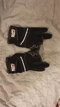 ABU Garcia-guantes de pesca de cuero de alta calidad, cómodos, antideslizantes, para pesca al aire libre, 1 par