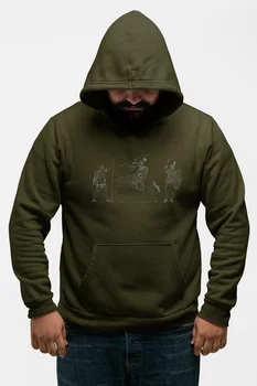 

Angemiel Wear Cavalry And Piyadeler Green Men 'S Hooded Sweatshirt