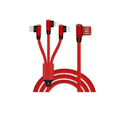 USB кабель 3в1 iPhone(5/6/7/8/X)/microUSB/type-c Блок