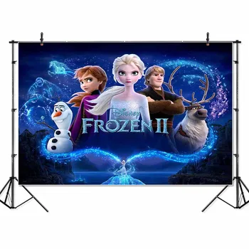 

SeekPro frozen ice Photographic Backdrop Cartoon Character birthday banner partyPhoto Photography studio Backgrounds