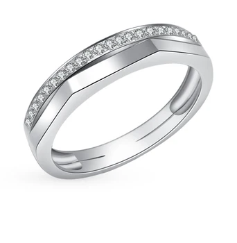 

Gold ring with diamonds sunlight sample 585