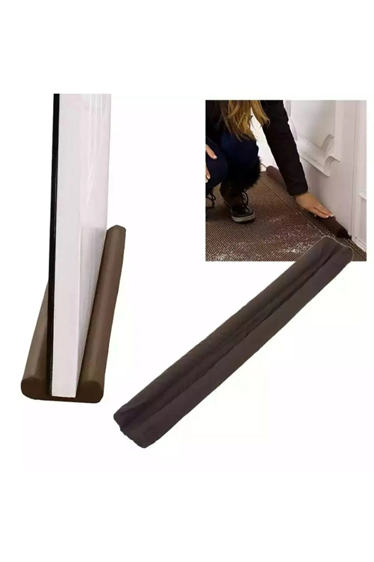 Under Door Anti Wind Heat Insulation Sponge Windbreaker Dust Cold Sponge Double-sided airtight practical