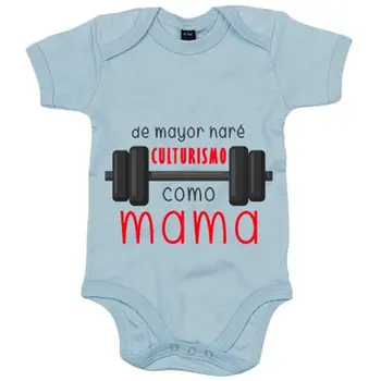 

Baby bodysuit wholesale will bodybuilding like Mom