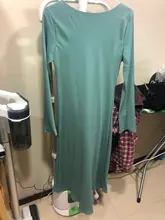 Satin Dress Mid-Long Femme Robe Long-Sleeve WOTWOY Elegant Women Vestidos Cotton Solid