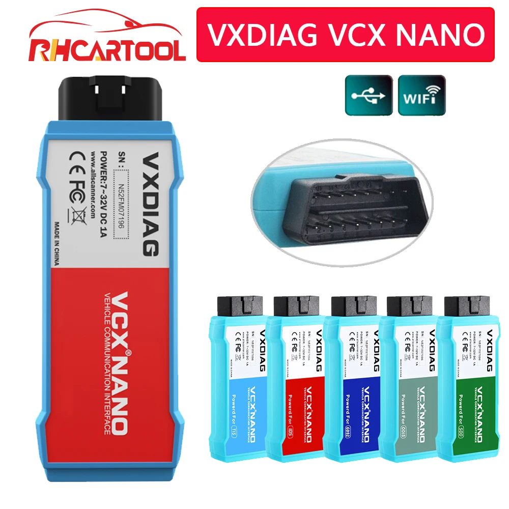 VXDIAG NANO OBD2 диагностический инструмент для volvo 2014D ford gm лучший tech2 mdi считыватель