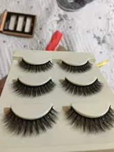 SHIDISHANGPIN-pestañas postizas 3D, 3 pares, 29 estilos, pelo de visón Natural largo, suave y esponjoso, hechas a mano