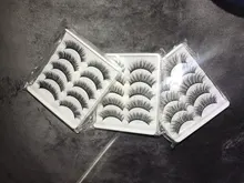 SEXYSHEEP-pestañas postizas 3D de visón, pestañas largas naturales/gruesas, útiles de extensión de belleza, 5 pares