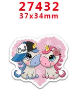 27432 30 шт мультяшный персонаж плоское украшение из смолы PR 27296 - Цвет: 27432