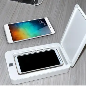 

Mobile Phone Sterilizer Plastic Ultraviolet Disposable Mask Sterilizer Multifunctional Disinfection Box 1 Set