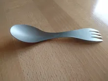 Titanium Spoon Tableware Fork Ultralight Tito Outdoor Camping Picnic Pure
