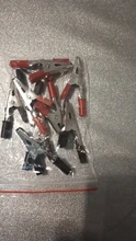 Cable Charging-Clamp Crocodile-Clip Clamp-Length Plastic-Handle Lead-Test Metal Insulated