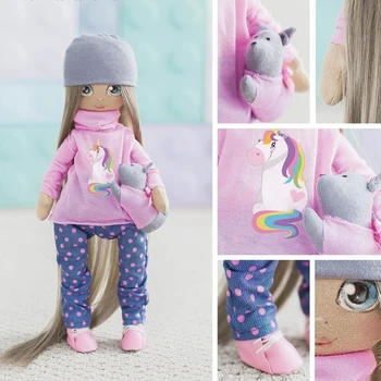 

Set for sewing textile doll Art Pattern 3548678 Interior doll "Laura"
