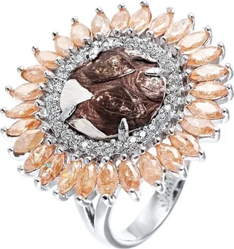 

Jay VI ring with cubic zirconia and silver skin