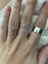 Conjunto de anillos circulares de Metal para mujer, Hiphop/Rock, accesorios de dedo abiertos, anillo de cola de Color plateado, regalo de joyería