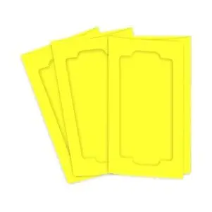 

Set of triple cards with rectangular figured window 3 PCs art. CARD3 (F) (100 sunny sand)
