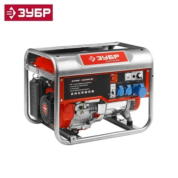 

ZESB-6200 Gasoline Generator, 6200 W, ZUBR Power home appliances backup emergency source of electric power