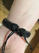 Pulsera de murciélago de cuero negro Vintage para hombre y mujer, cadena de cuerda hecha a mano, pulseras con abalorio de murciélago, accesorios de joyería A700