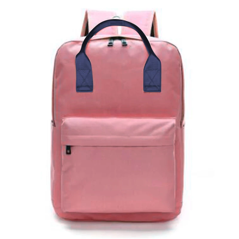 Pink Dark Blue Известный классический бренд рюкзак «сделай сам» для мужчин и женщин водонепроницаемый рюкзак Laptov Дорожные Сумки подростковая школьная сумка - Цвет: Pink Dark Blue