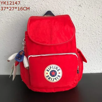 

Nylon 100% mochila feminina Original Kiple backpack women bag 2020 School Bags for Teenage Girl With Monkey Pendant