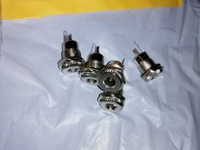 NinthQua-conector de montura hembra de 5/10mm x 5,5mm y 2,1mm, toma de corriente CC de 1/2/2,5 Uds., Conector de montura de Panel de Metal 5,5x2,1 5,5x2,5