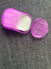 Papel de jabón portátil para lavado de manos, escamas de jabón de baño estériles, láminas aromáticas espumosas con caja de papel de jabón de viaje, 20 Uds.