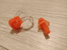 De alta calidad de silicona impermeable tapones de natación para oídos nariz conjunto con rizador caja llena auricular para surf buceo y aprendizaje piscina 06