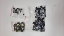 Condensador electrolítico de aluminio 6,3 V 10V 16V 25V 35V 50V 63V 100V 400V 450V 10 47UF 100UF 220UF 330UF 470UF 680UF 1000UF 1500UF