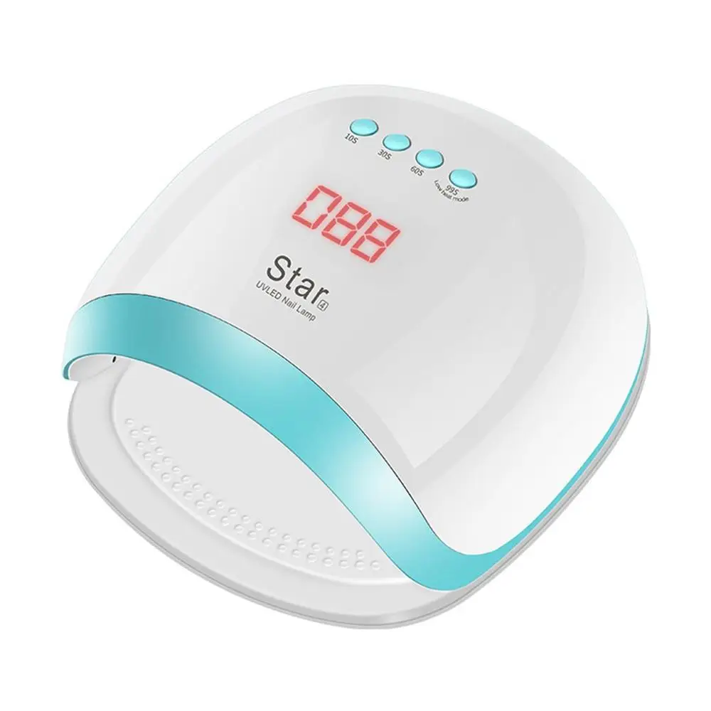 

Nail Lights Led Phototherapy Machines Dryers Nail Polish Glue Lamps Star4 72W Smart Sensors Painless Mode Quick Dry