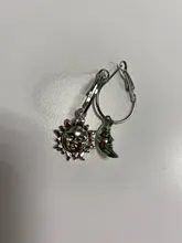 Hoops Asymmetrical Earrings Star Gift