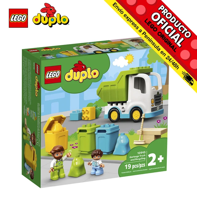 Duplo Garbage Truck And Recycling, 10945, Toys, Babies, Tough, Hard, Safe, Boys, Girls, Blocks, Parts, Original, Store, Official License, New, Bricks Bricks, Gift - Soft Plastic Blocks - AliExpress