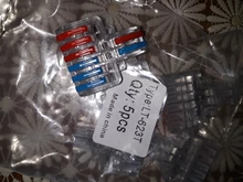 Miniconectores de Cable rápido, Conector de cableado de empalme de resorte compacto Universal, bloque de terminales Push-in, pct-222, 223