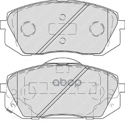 Колодки Тормозные Hyundai Ix35 10-/Kia Sportage 10-/Carens 02- Передние Ferodo Fdb4194 Ferodo арт. FDB4194